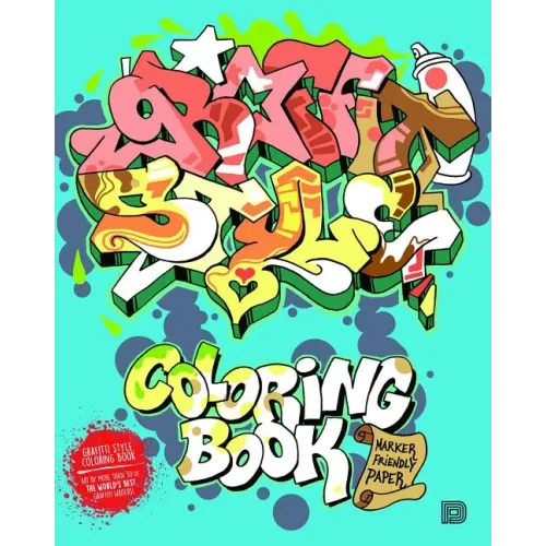 Graffiti Style Coloring Book - Paperback - iShook Books