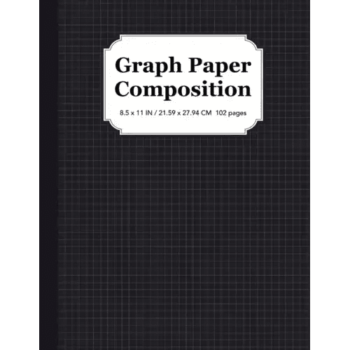 Graph Paper Composition Notebook: Quad Ruled 5x5, Grid Paper for Students in Math and Science - Paperback - iShook Books
