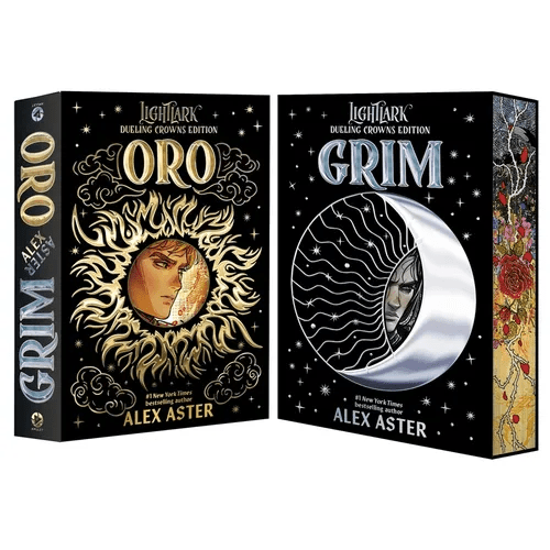 Grim and Oro: Dueling Crowns Edition (a Lightlark Saga Deluxe Companion Book) - Hardcover - iShook Books