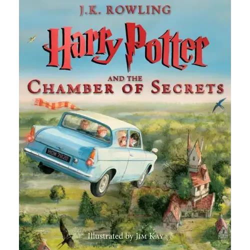 Harry Potter and the Chamber of Secrets: The Illustrated Edition (Harry Potter, Book 2) - Hardcover - iShook Books