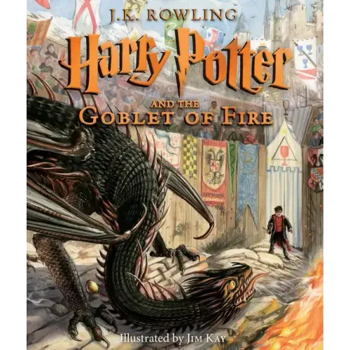 Harry Potter and the Goblet of Fire: The Illustrated Edition (Harry Potter, Book 4) - Hardcover - iShook Books