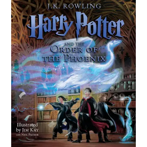 Harry Potter and the Order of the Phoenix: The Illustrated Edition (Harry Potter, Book 5) - Hardcover - iShook Books