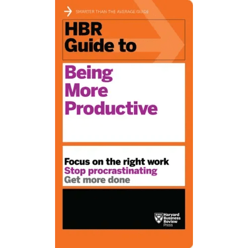 HBR Guide to Being More Productive - Paperback - iShook Books