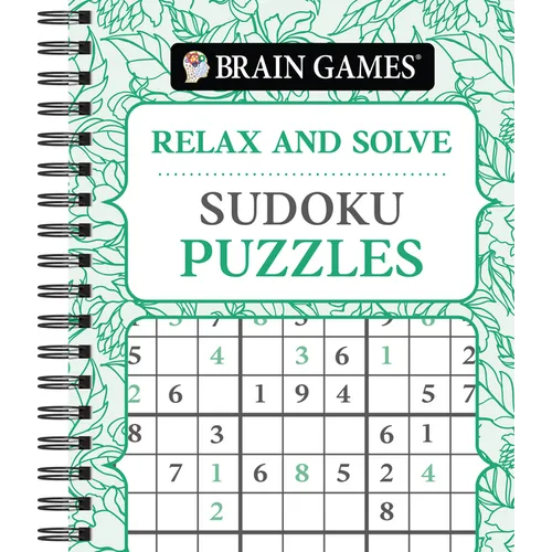 Random Brain Games Brain Games - Relax and Solve: Sudoku (Pattern Cover) - Spiral - iShook ...