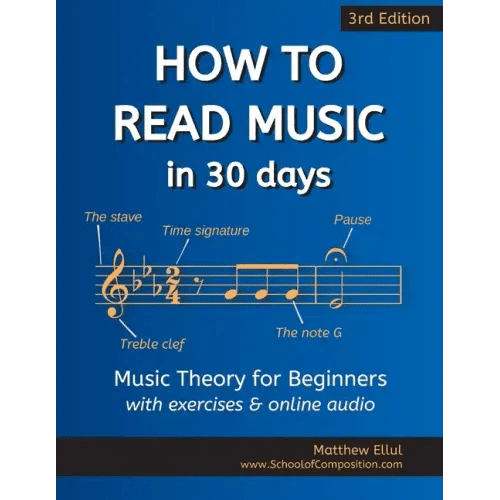 How to Read Music in 30 Days: Music Theory for Beginners - with exercises & online audio - Paperback - iShook Books