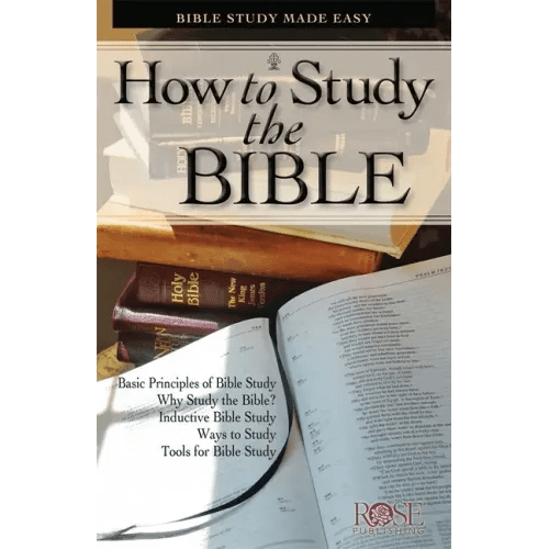 How to Study the Bible: Bible Study Made Easy - Paperback - iShook Books