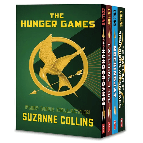 Hunger Games 4 - Book Paperback Box Set (the Hunger Games, Catching Fire, Mockingjay, the Ballad of Songbirds and Snakes) - iShook Books