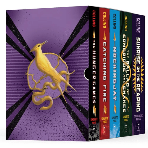 Hunger Games 5 - Book Hardcover Box Set (the Hunger Games, Catching Fire, Mockingjay, the Ballad of Songbirds and Snakes, Sunrise on the Reaping) - Boxed Set - iShook Books