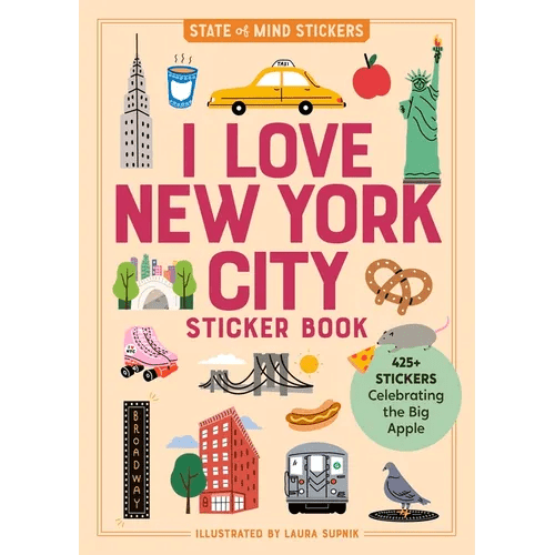 I Love New York City Sticker Book: 425+ Stickers Celebrating the Big Apple - Paperback - iShook Books
