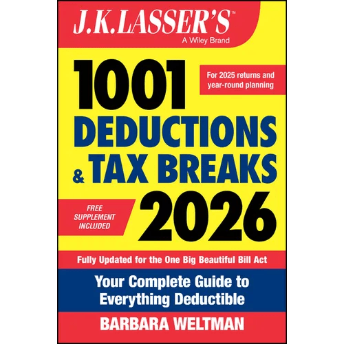 J.K. Lasser's 1001 Deductions and Tax Breaks 2026: Your Complete Guide to Everything Deductible - Paperback - iShook Books