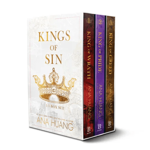 Kings of Sin Series Boxed Set, Books 1-3: King of Wrath, King of Pride, and King of Greed - Paperback - iShook Books