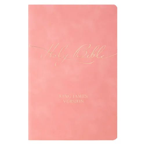 KJV Bible Gift Faux Leather, Pink - Paperback - iShook Books