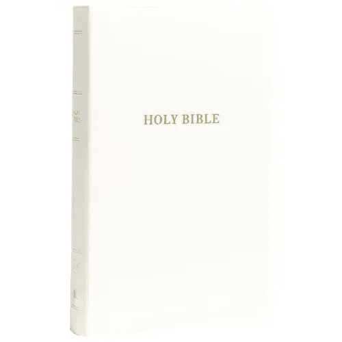 KJV, Gift and Award Bible, Imitation Leather, White, Red Letter Edition - Imitation Leather - iShook Books