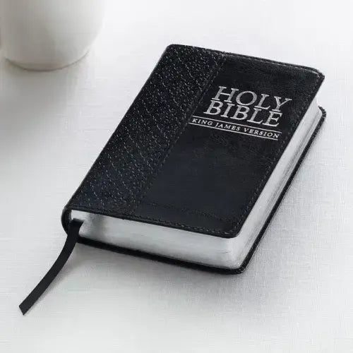 KJV Mini Pocket Edition: Black - Imitation Leather - iShook Books
