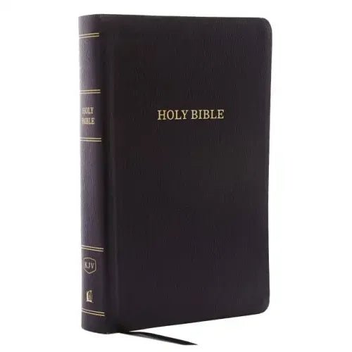 KJV, Reference Bible, Personal Size Giant Print, Bonded Leather, Black, Red Letter Edition - Bonded Leather - iShook Books