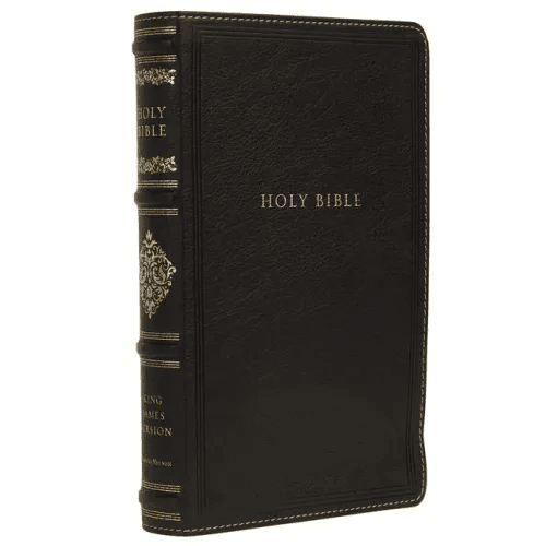 Kjv, Sovereign Collection Bible, Personal Size, Leathersoft, Black, Red Letter Edition, Comfort Print: Holy Bible, King James Version - Imitation Leather - iShook Books