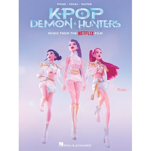 Kpop Demon Hunters: Music from the Netflix Film Arranged for Piano, Vocal Line, and Guitar Chords - Paperback - iShook Books
