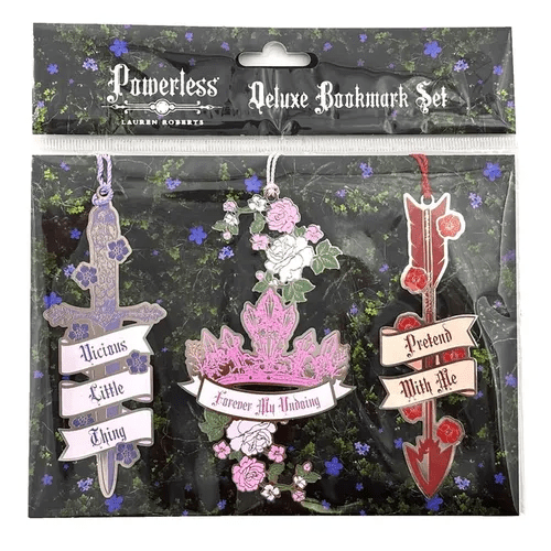 Lauren Roberts: Powerless Trilogy Deluxe Bookmark Set (Set of 3) - Paperback - iShook Books