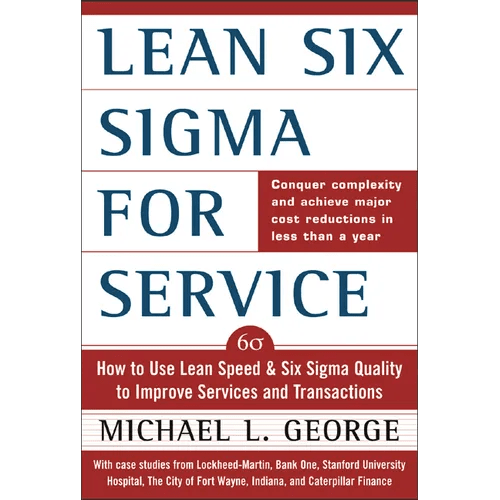 Lean Six SIGMA for Service (Pb) - Paperback - iShook Books