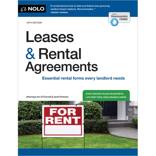 Leases & Rental Agreements - Paperback - iShook Books