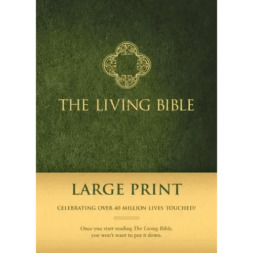 Living Bible Paraphrased - LIV - Large Print - Hardcover - iShook Books