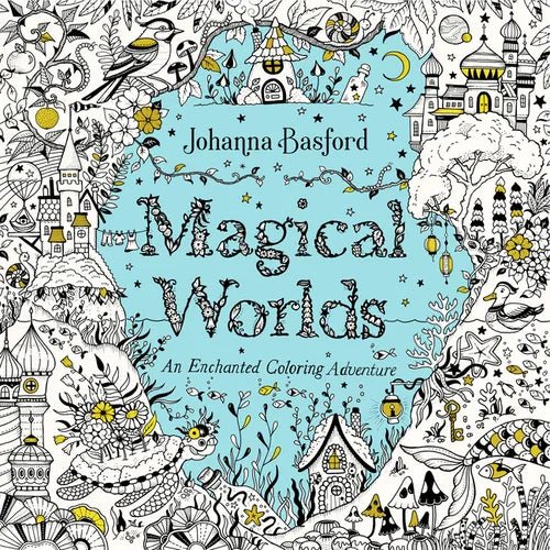 Magical Worlds: An Enchanted Coloring Adventure - Paperback - iShook Books