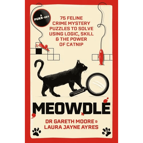 Meowdle: 75 Feline Crime Puzzles to Solve Using Logic, Skill and the Power of Catnip - Paperback - iShook Books