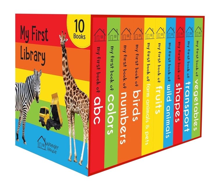 My First Library: Boxset of 10 Board Books for Kids - iShook Books