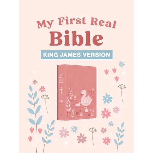 My First Real Bible (Girls' Cover): King James Version - Imitation Leather - iShook Books