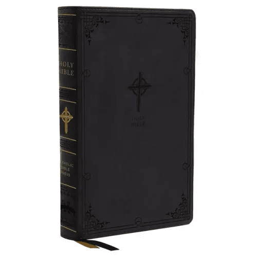 Nabre, New American Bible, Revised Edition, Catholic Bible, Large Print Edition, Leathersoft, Black, Comfort Print: Holy Bible - Imitation Leather - iShook Books