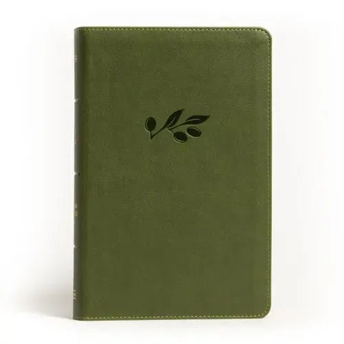 NASB Large Print Personal Size Reference Bible, Olive Leathertouch - Imitation Leather - iShook Books