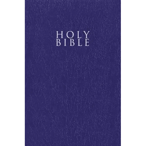 Niv, Gift and Award Bible, Leather - Look, Blue, Red Letter Edition, Comfort Print - Paperback - iShook Books