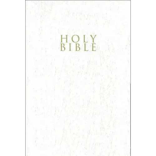 Niv, Gift and Award Bible, Leather - Look, White, Red Letter Edition, Comfort Print - Paperback - iShook Books