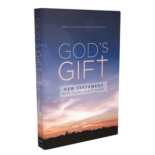 Niv, God's Gift New Testament with Psalms and Proverbs, Pocket - Sized, Paperback, Comfort Print - Paperback - iShook Books