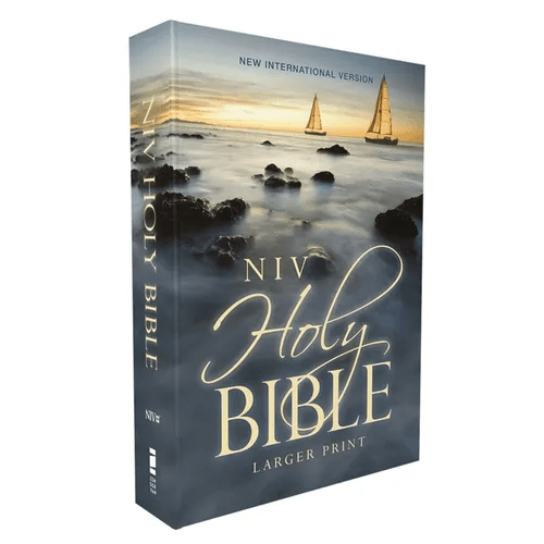 Niv, Holy Bible, Larger Print, Economy Edition, Paperback, Blue, Comfort Print - Paperback - iShook Books