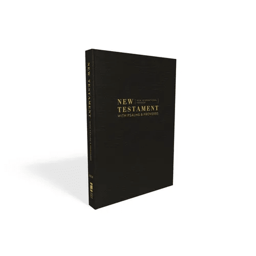 Niv, New Testament with Psalms and Proverbs, Pocket - Sized, Paperback, Black, Comfort Print - Paperback - iShook Books