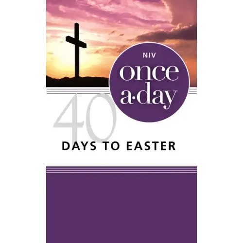 Niv, Once - A - Day 40 Days to Easter Devotional, Paperback - Paperback - iShook Books