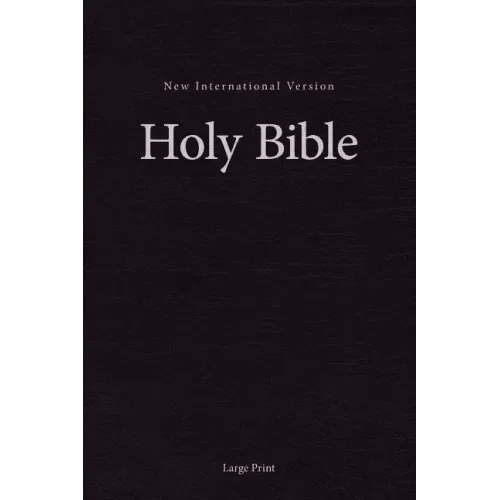 NIV, Pew and Worship Bible, Large Print, Hardcover, Black - Hardcover - iShook Books