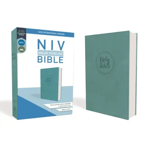 NIV, Value Thinline Bible, Imitation Leather, Blue - Imitation Leather - iShook Books