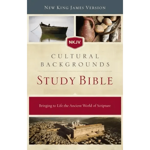 NKJV, Cultural Backgrounds Study Bible, Hardcover, Red Letter Edition: Bringing to Life the Ancient World of Scripture - Hardcover - iShook Books