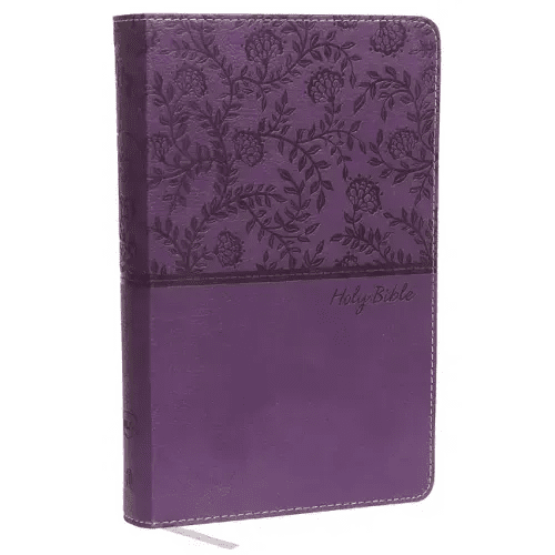 NKJV, Deluxe Gift Bible, Imitation Leather, Purple, Red Letter Edition - Imitation Leather - iShook Books