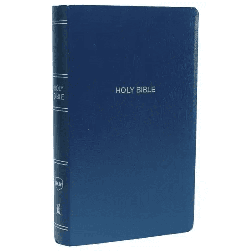 NKJV, Gift and Award Bible, Leather - Look, Blue, Red Letter Edition - Imitation Leather - iShook Books