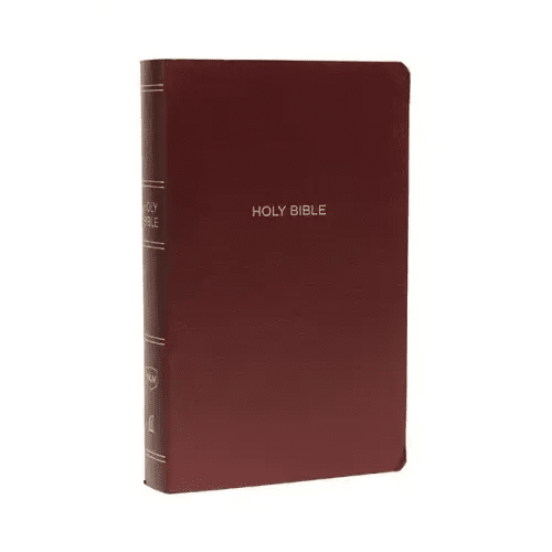 NKJV, Gift and Award Bible, Leather - Look, Burgundy, Red Letter Edition - Imitation Leather - iShook Books