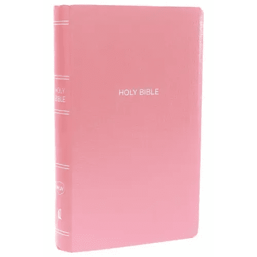 NKJV, Gift and Award Bible, Leather - Look, Pink, Red Letter Edition - Imitation Leather - iShook Books