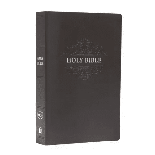 NKJV, Holy Bible, Soft Touch Edition, Imitation Leather, Black, Comfort Print - Imitation Leather - iShook Books