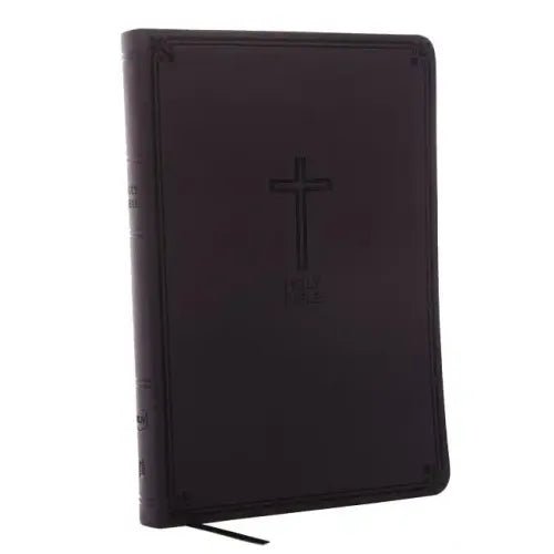 NKJV, Value Thinline Bible, Large Print, Imitation Leather, Black, Red Letter Edition - Imitation Leather - iShook Books