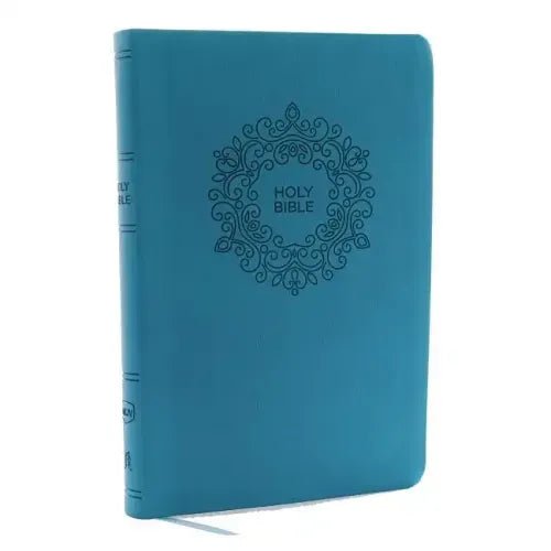 NKJV, Value Thinline Bible, Large Print, Imitation Leather, Blue, Red Letter Edition - Imitation Leather - iShook Books