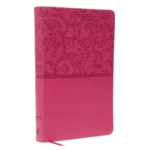 NKJV, Value Thinline Bible, Standard Print, Imitation Leather, Pink, Red Letter Edition - Imitation Leather - iShook Books