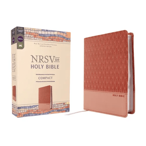 Nrsvue, Holy Bible, Compact, Leathersoft, Peach, Comfort Print - Imitation Leather - iShook Books
