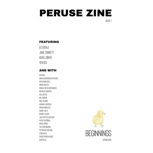Peruse Zine: Beginnings - Paperback - iShook Books